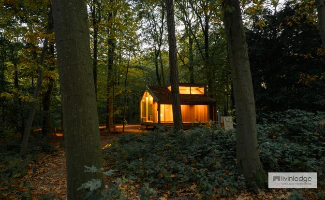 Tiny house construida en madera