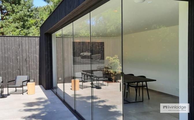Moderna oficina de jardín en la región de Gante | Livinlodge