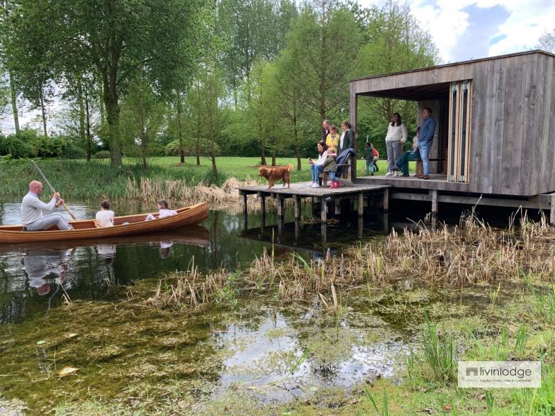 Lake Cabin in eiken, regio Brugge